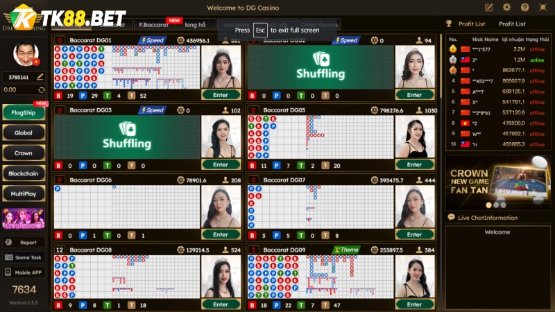 Hàng ngàn trò chơi đỉnh cao chỉ có tại TK88 Casino